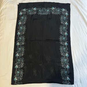 Black And Blue Scarf / Hijab
